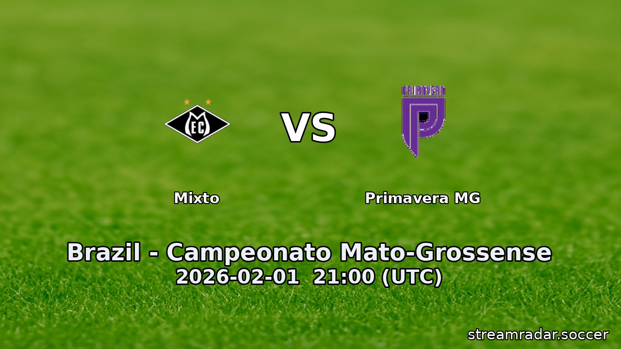 Mixto vs Primavera MG