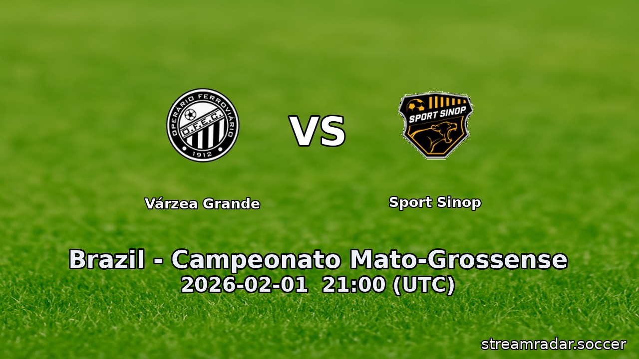 Várzea Grande vs Sport Sinop