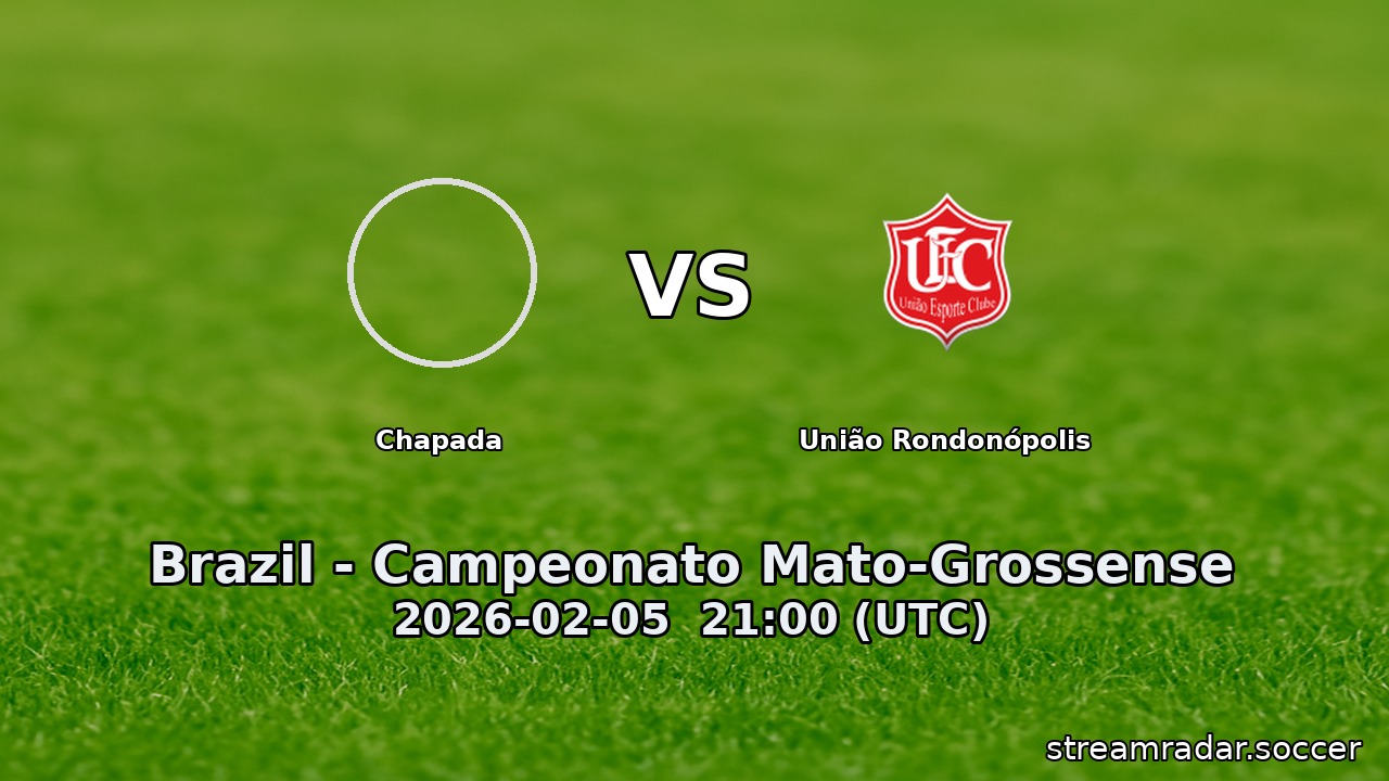 Chapada vs União Rondonópolis