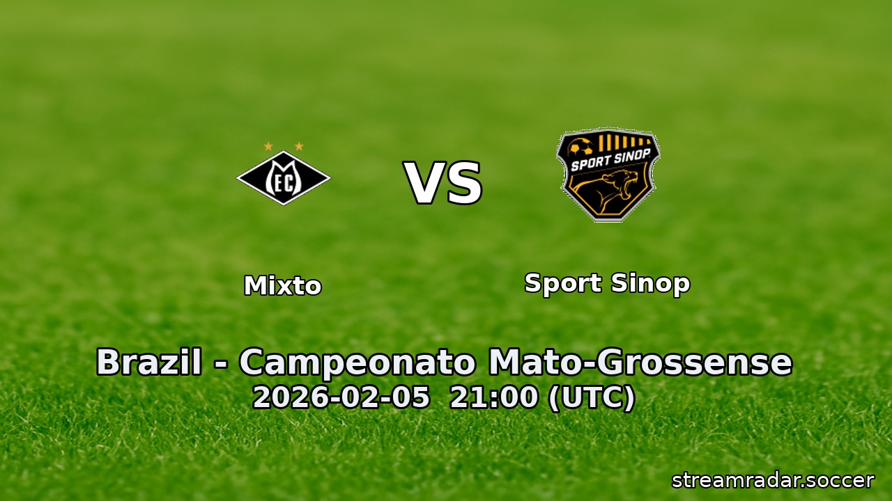 Mixto vs Sport Sinop