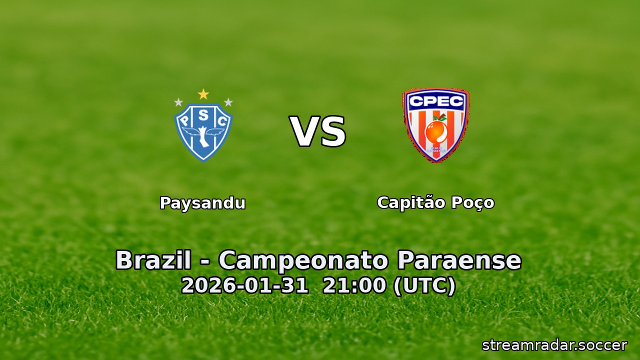 Paysandu vs Capitão Poço