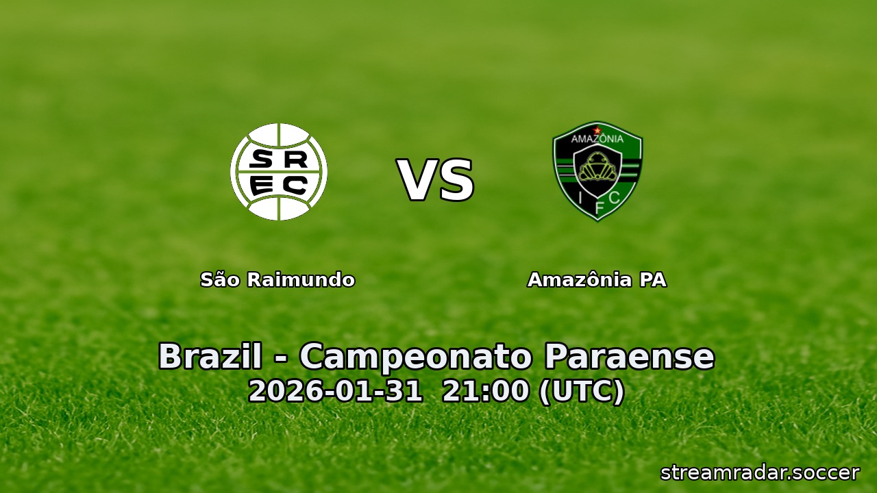 São Raimundo vs Amazônia PA