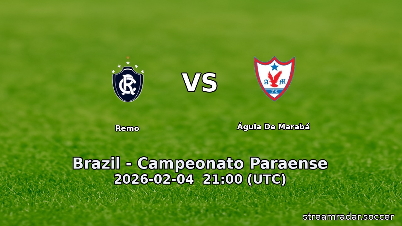 Remo vs Águia De Marabá
