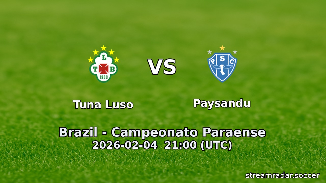 Tuna Luso vs Paysandu