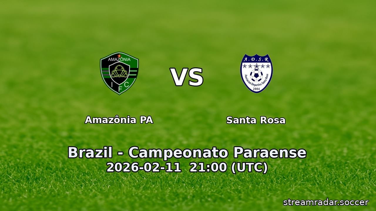 Amazônia PA vs Santa Rosa