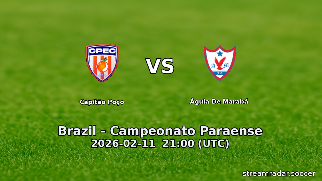 Capitão Poço vs Águia De Marabá