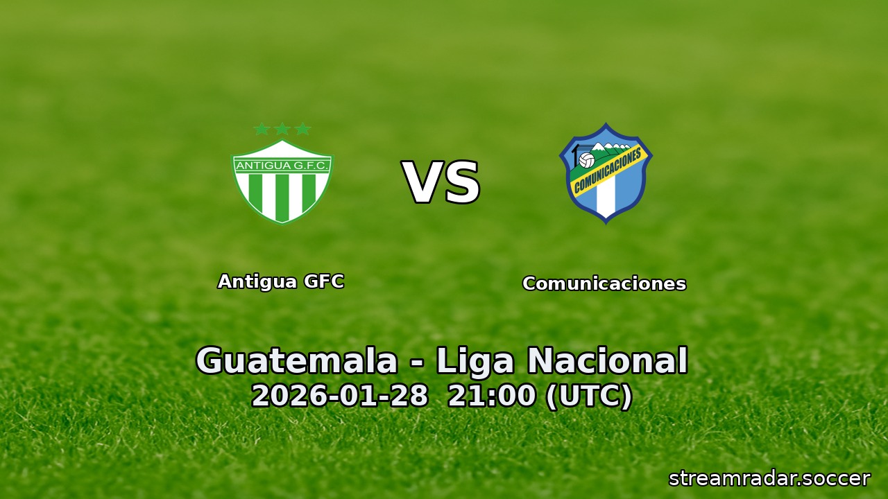 Antigua GFC vs Comunicaciones