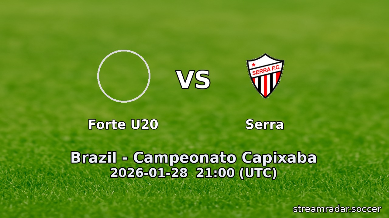 Forte U20 vs Serra