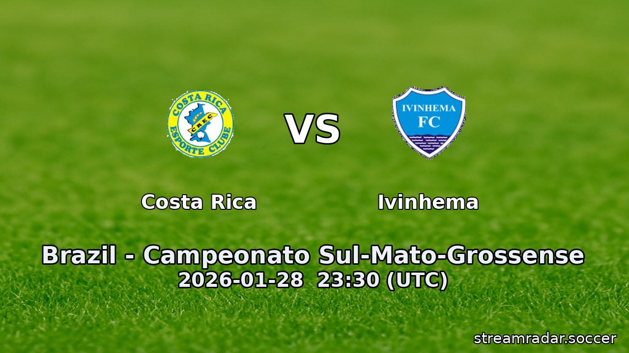 Costa Rica vs Ivinhema