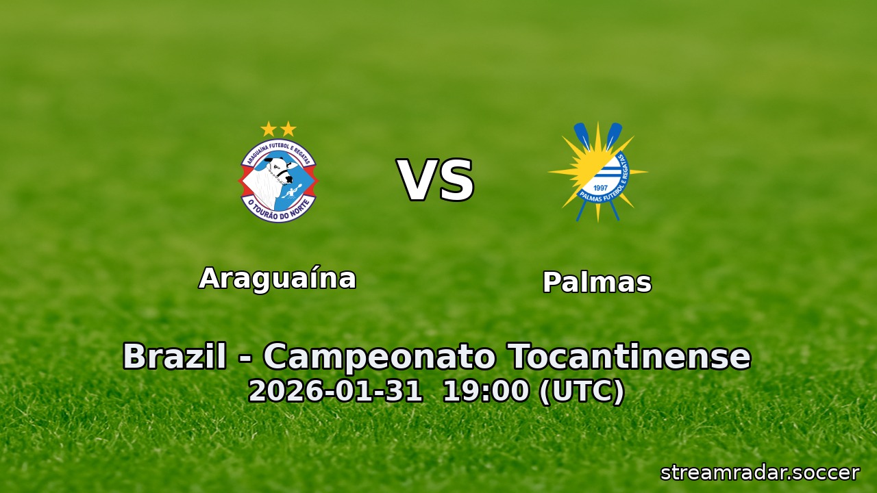 Araguaína vs Palmas