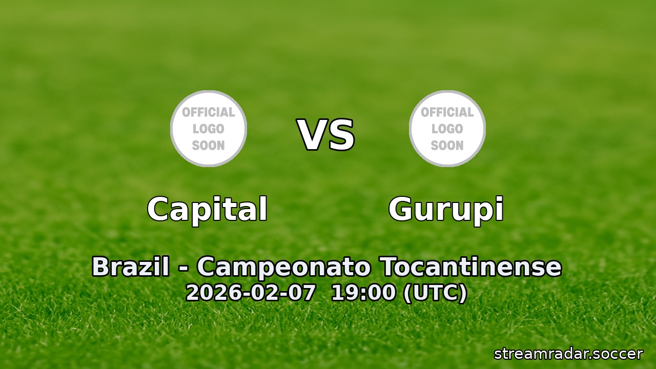 Capital vs Gurupi