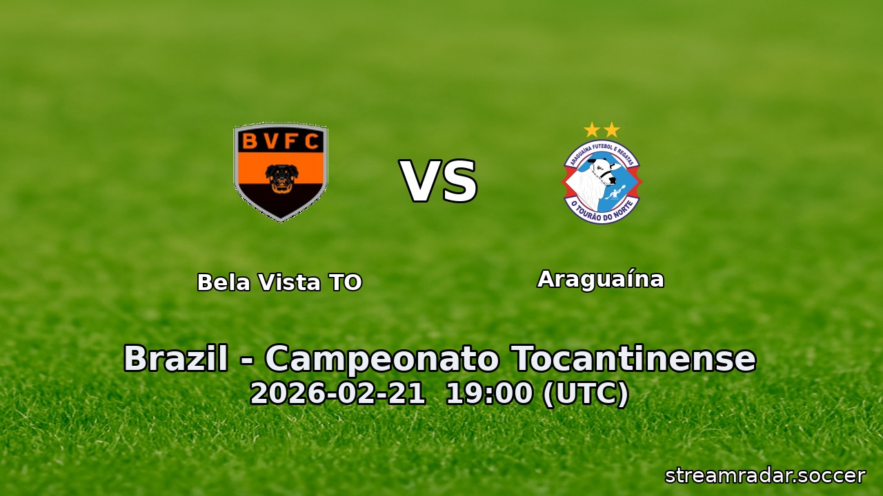 Bela Vista TO vs Araguaína