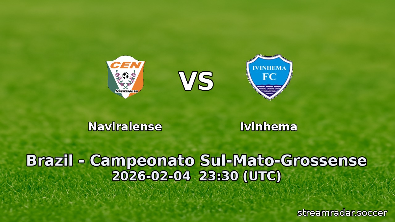 Naviraiense vs Ivinhema