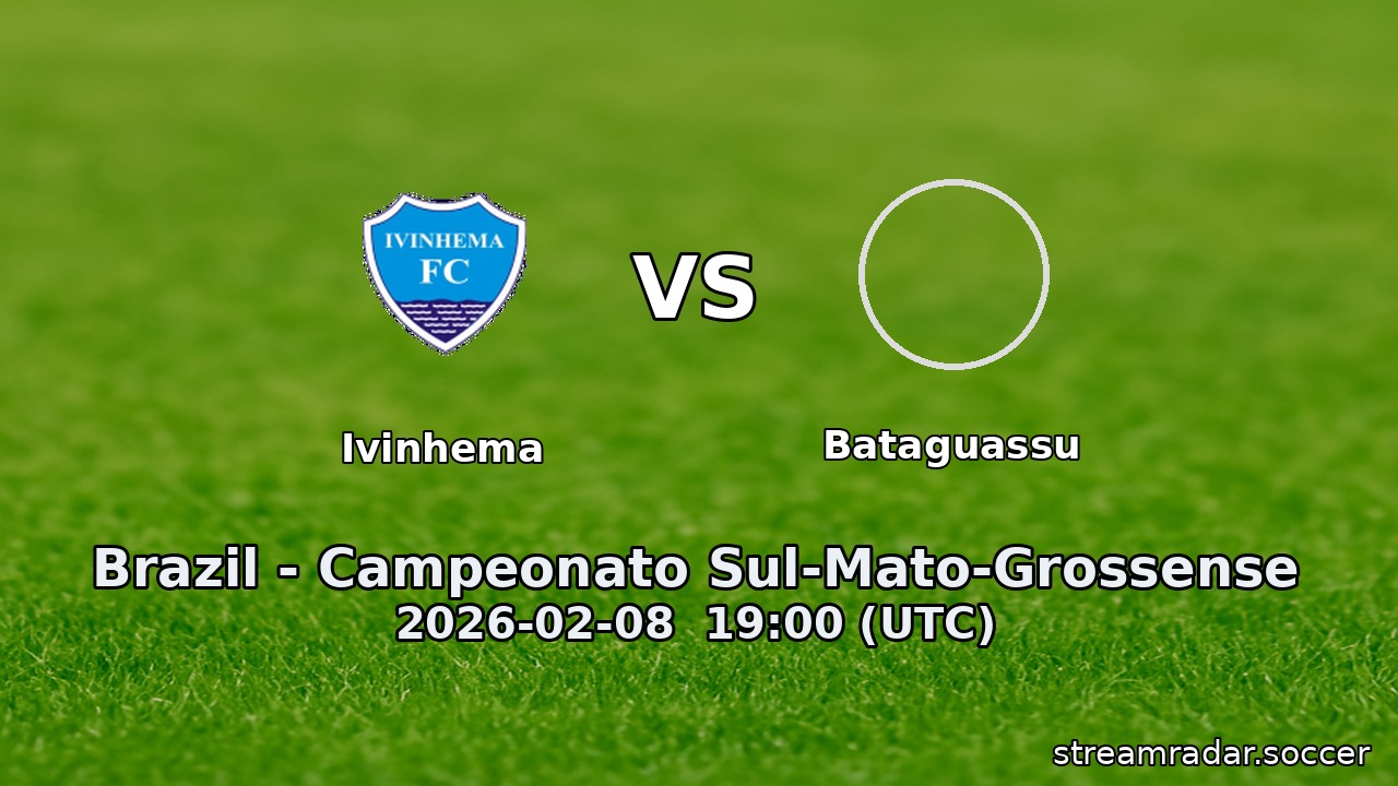 Ivinhema vs Bataguassu