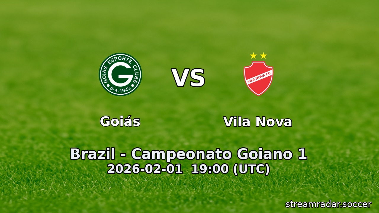 Goiás vs Vila Nova