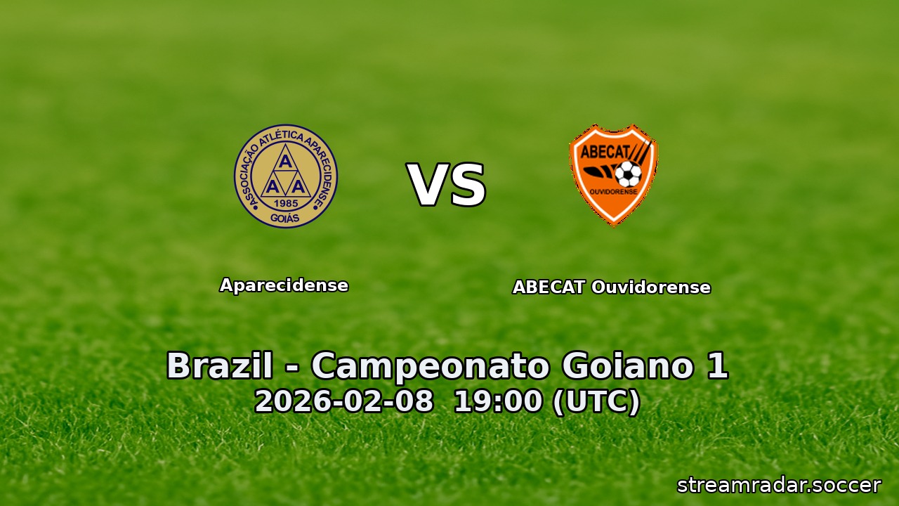 Aparecidense vs ABECAT Ouvidorense
