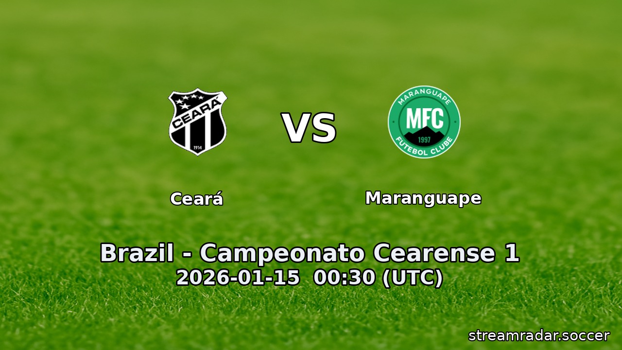 Ceará vs Maranguape