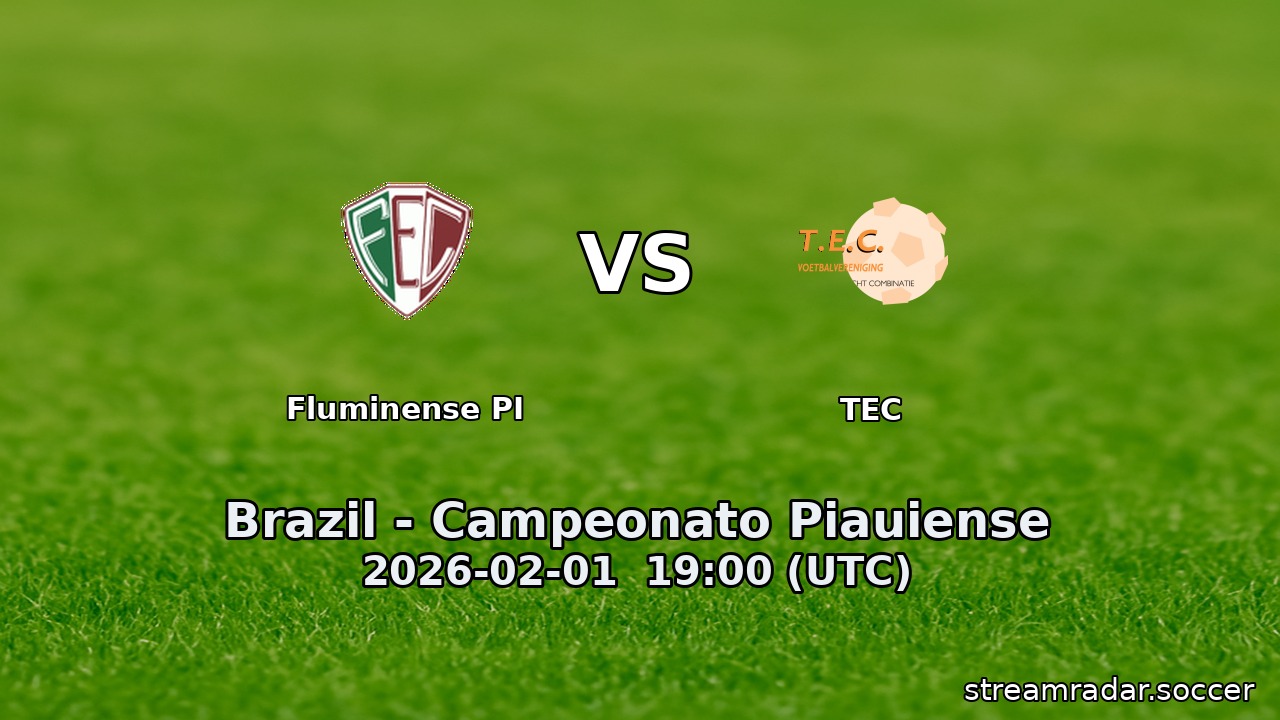 Fluminense PI vs TEC