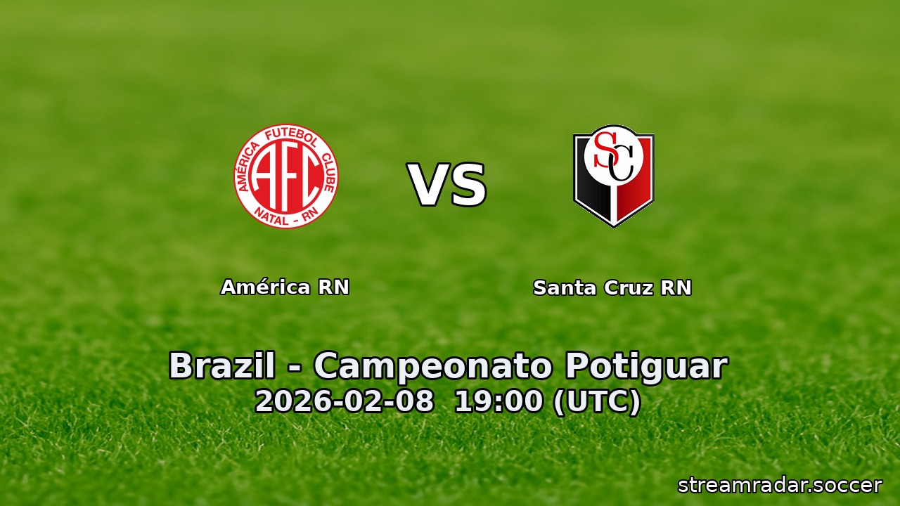 América RN vs Santa Cruz RN