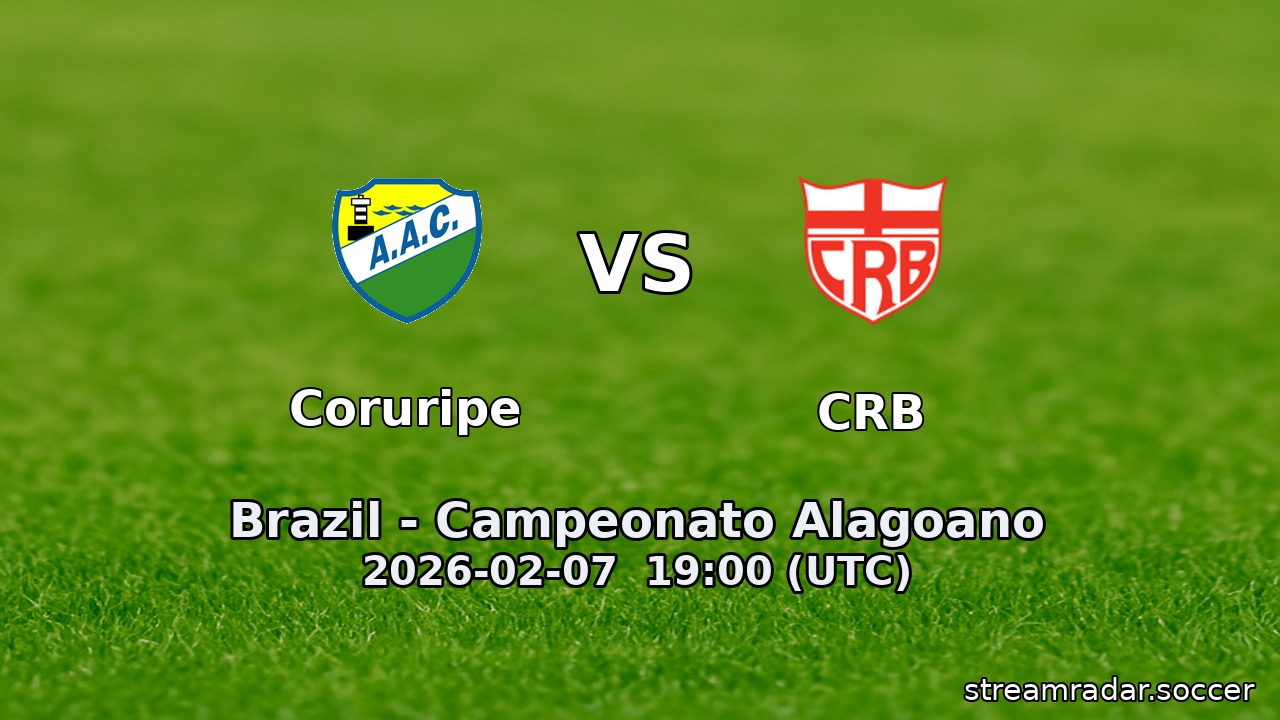 Coruripe vs CRB