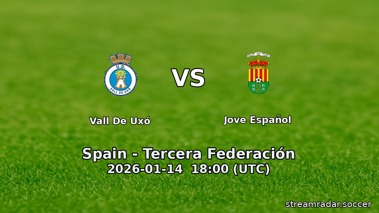 Vall De Uxó vs Jove Español