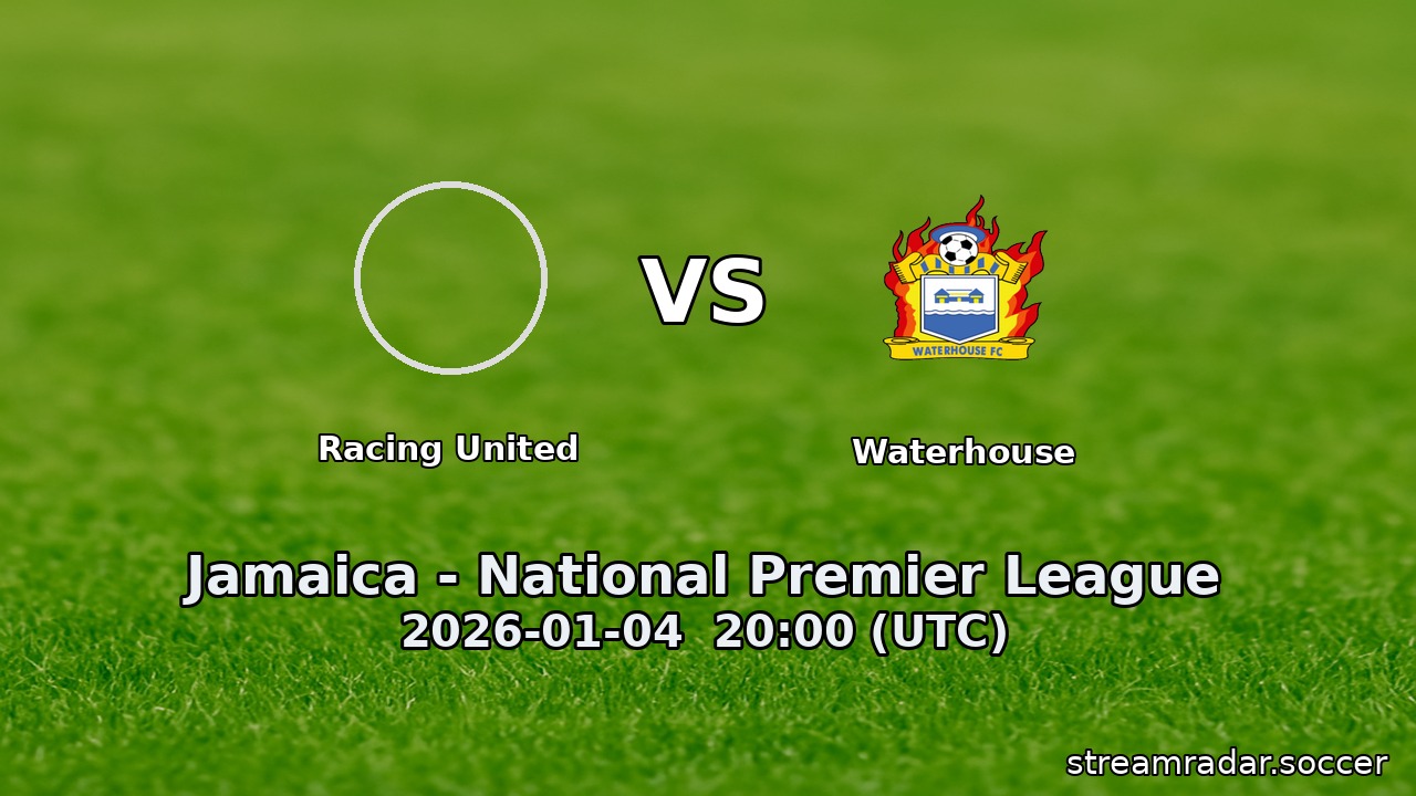 Racing United vs Waterhouse