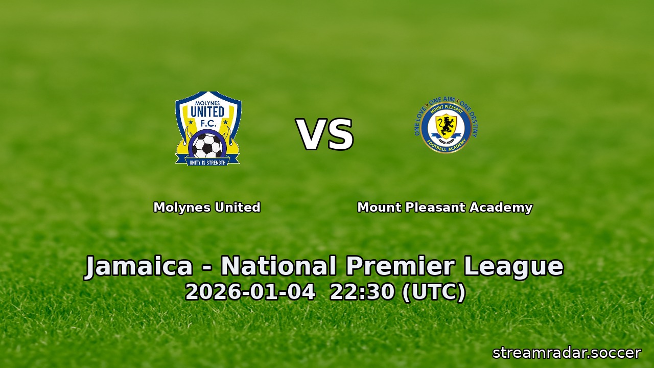 Molynes United vs Mount Pleasant Academy