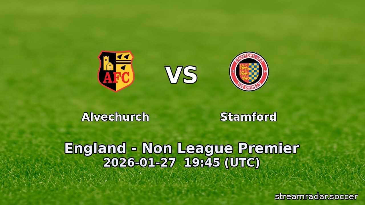 Alvechurch vs Stamford