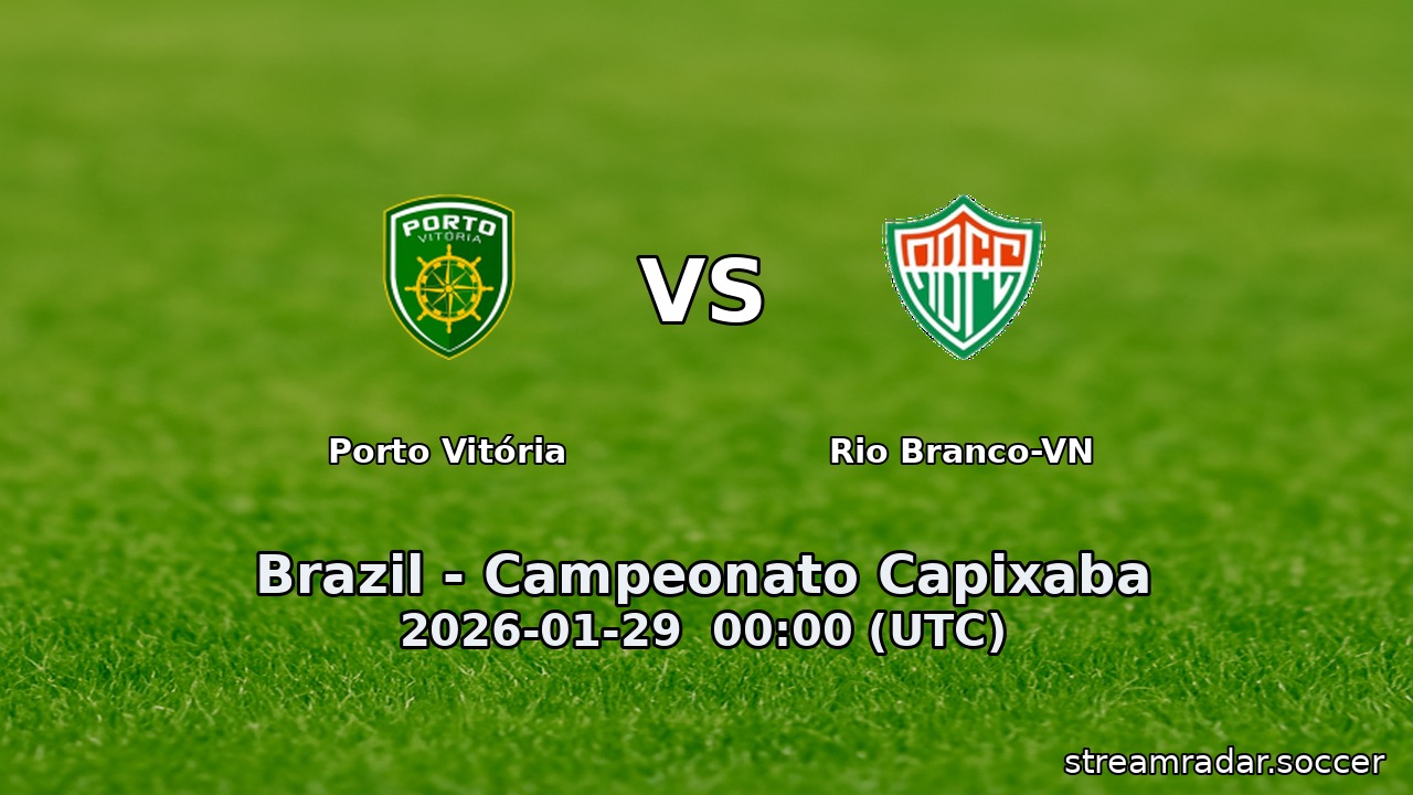 Porto Vitória vs Rio Branco-VN