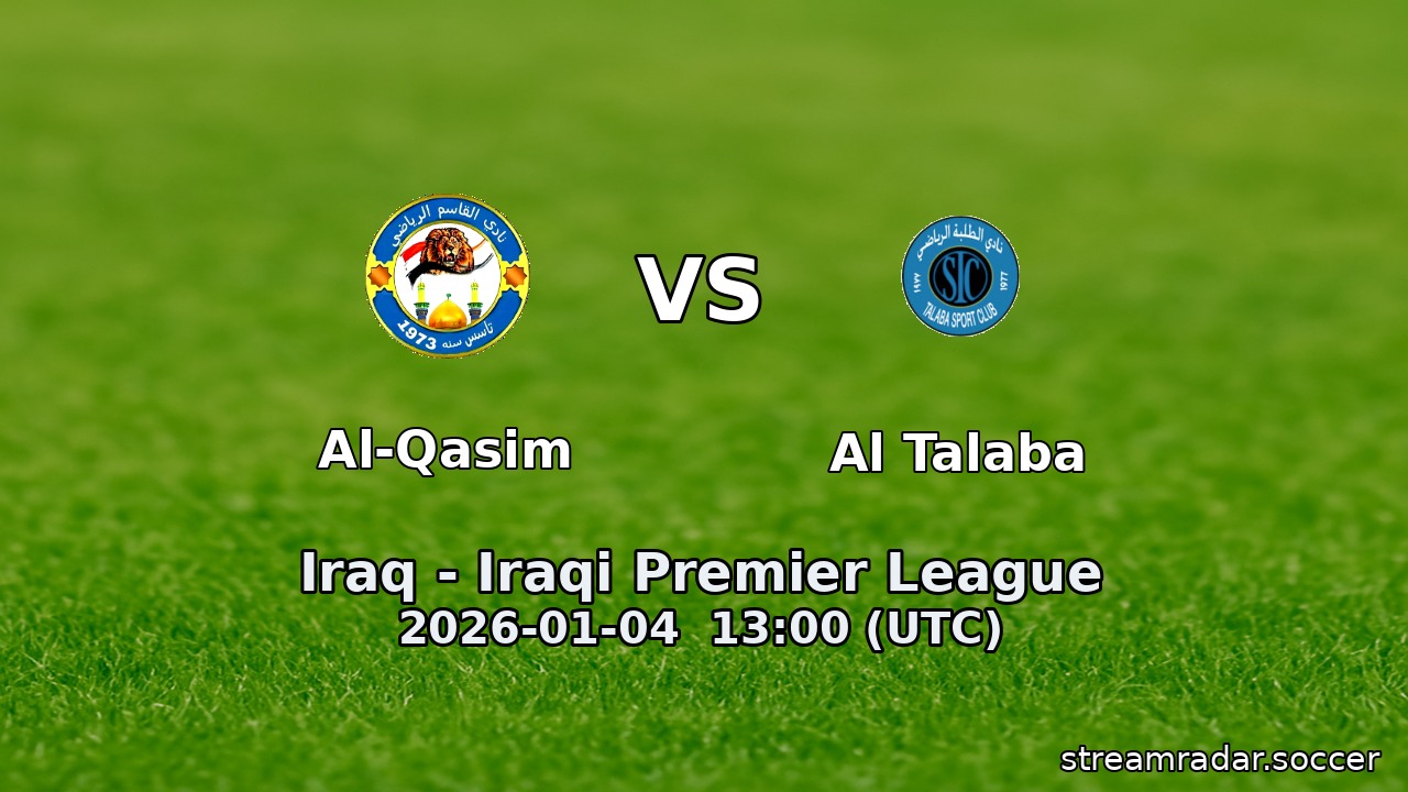 Al-Qasim vs Al Talaba