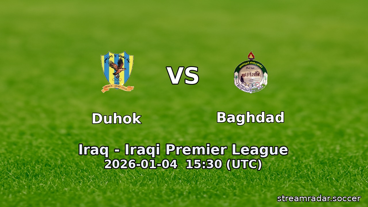 Duhok vs Baghdad
