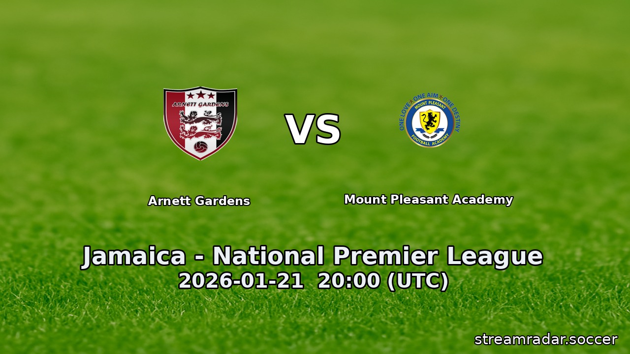 Arnett Gardens vs Mount Pleasant Academy