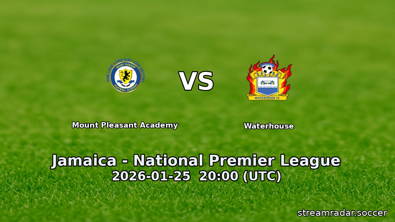 Mount Pleasant Academy vs Waterhouse