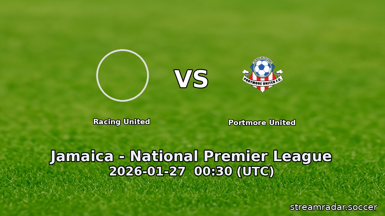 Racing United vs Portmore United
