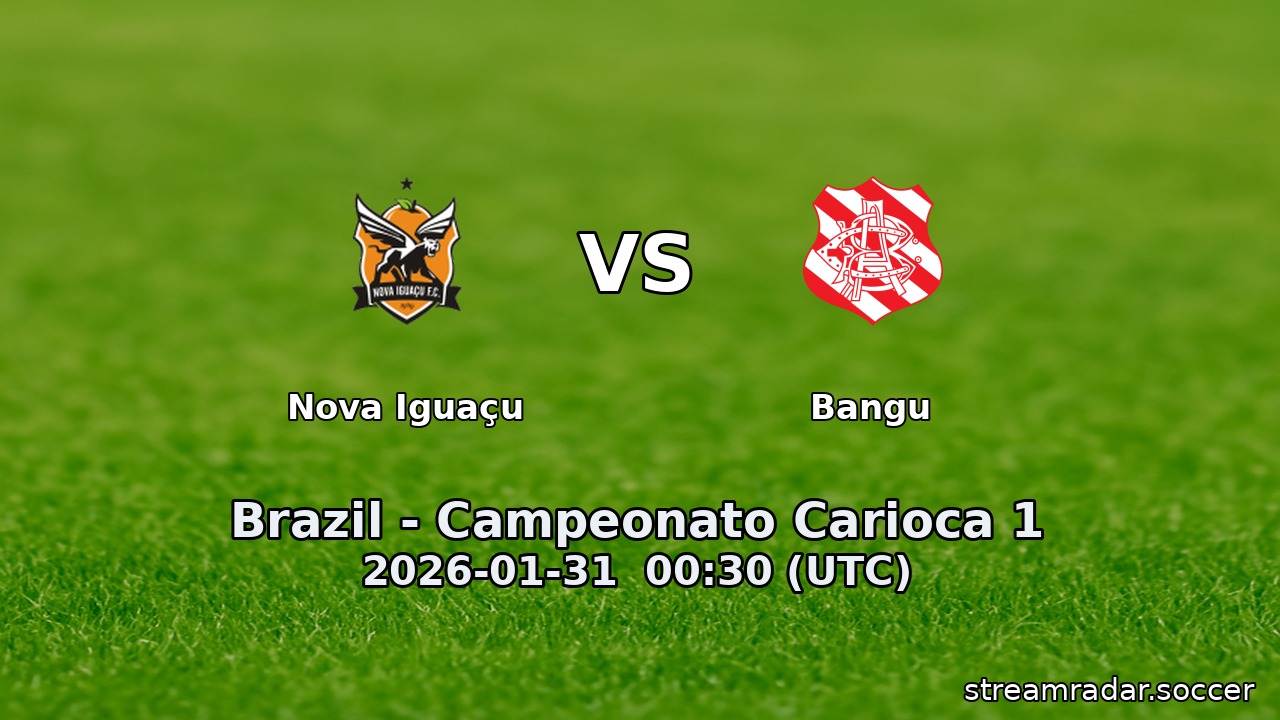 Nova Iguaçu vs Bangu