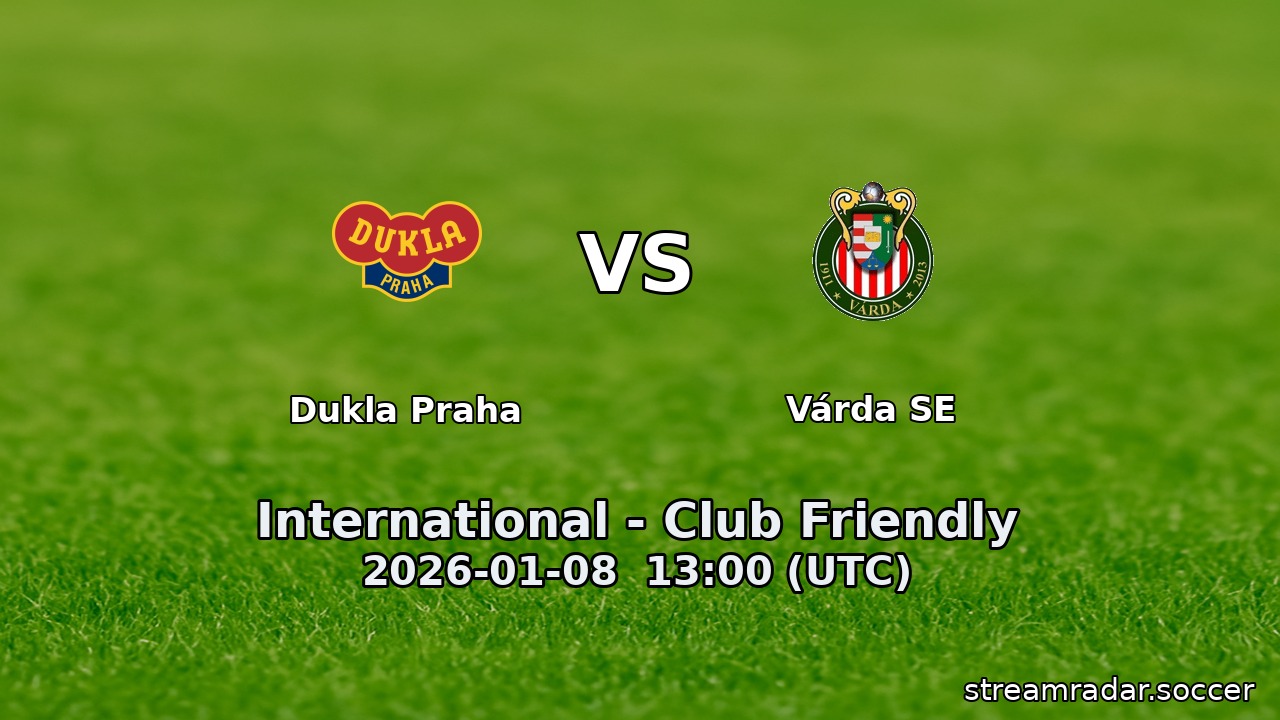 Dukla Praha vs Várda SE