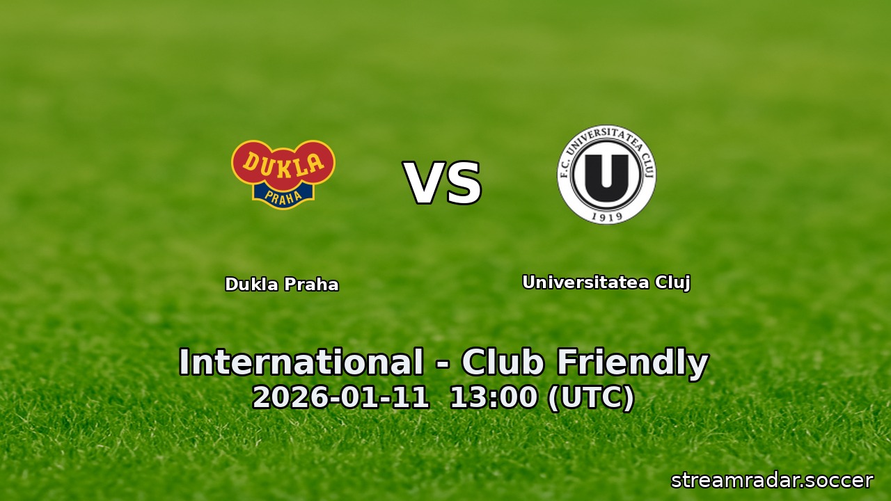 Dukla Praha vs Universitatea Cluj