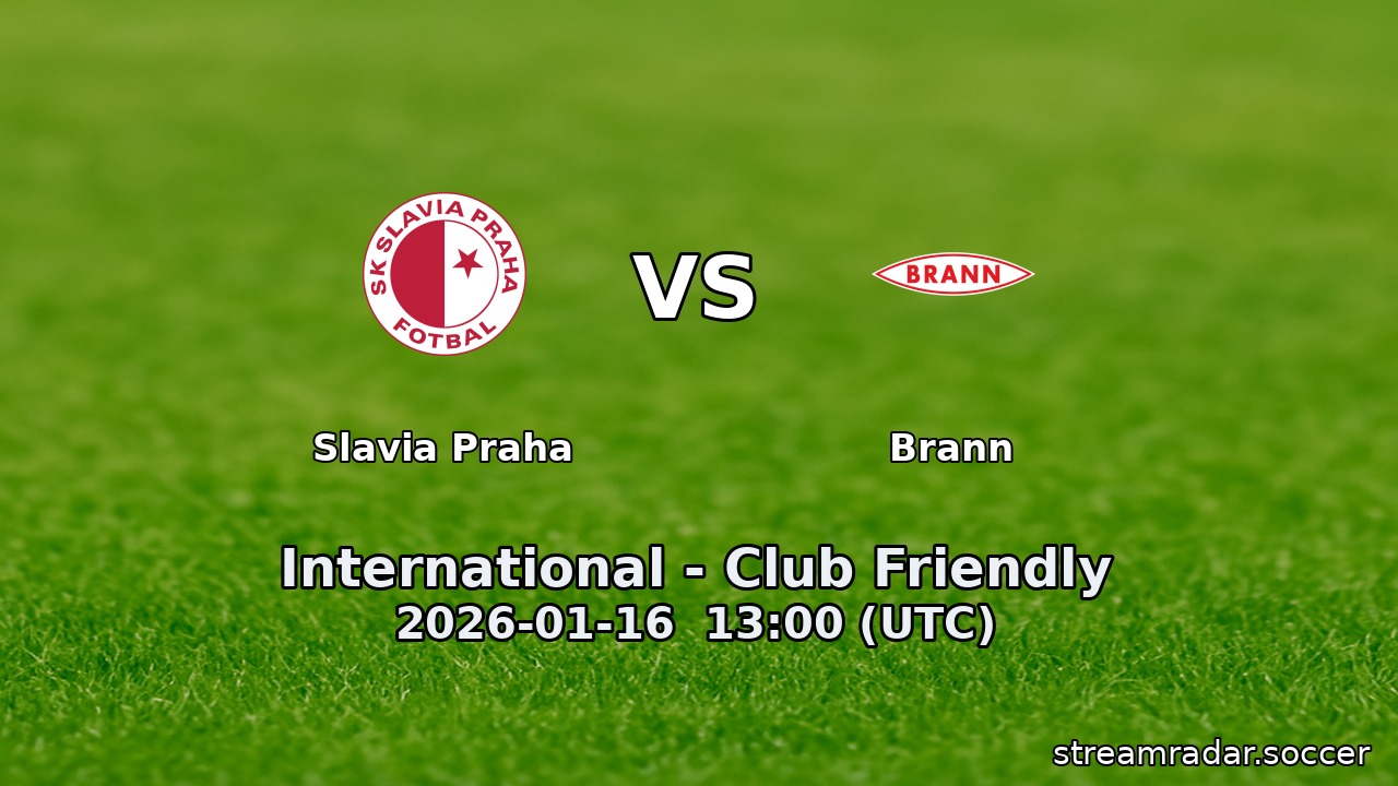 Slavia Praha vs Brann