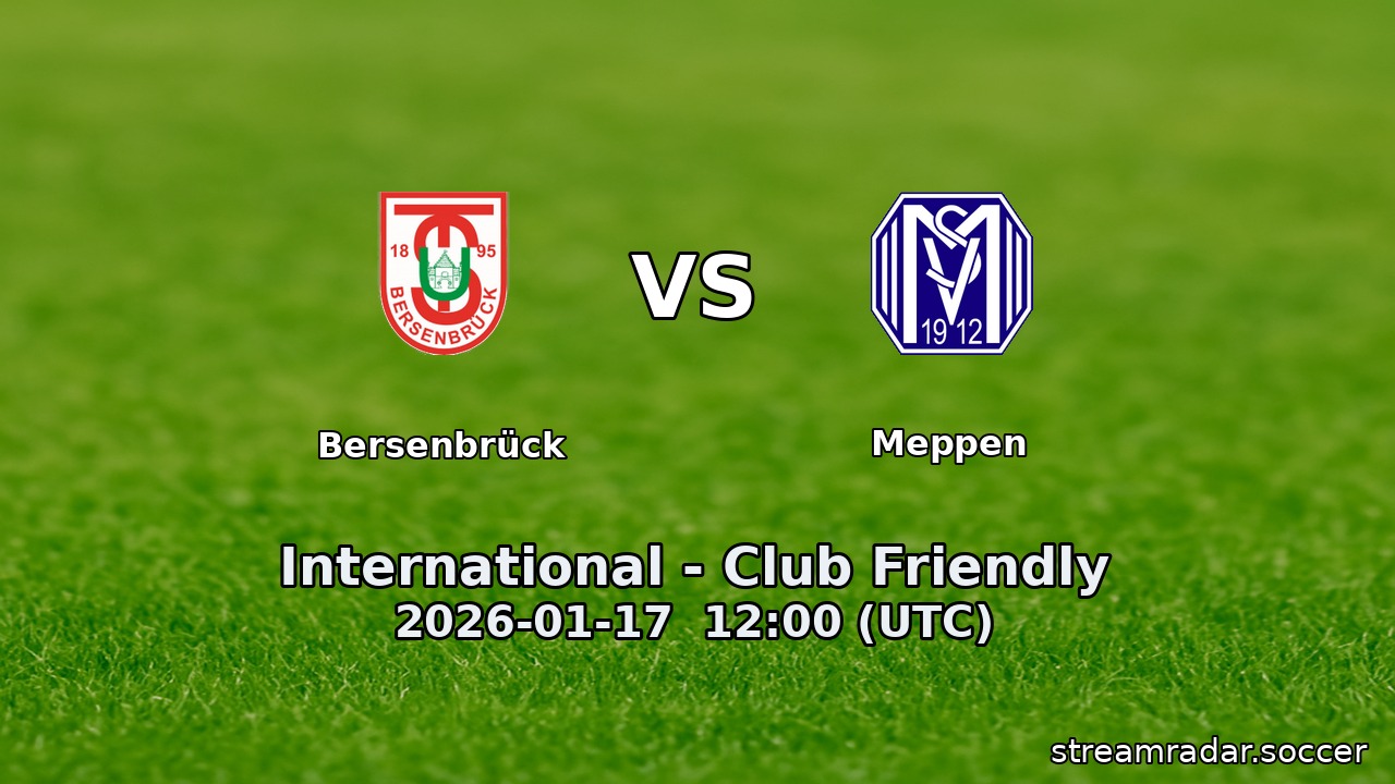 Bersenbrück vs Meppen