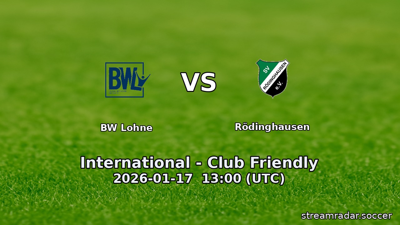 BW Lohne vs Rödinghausen