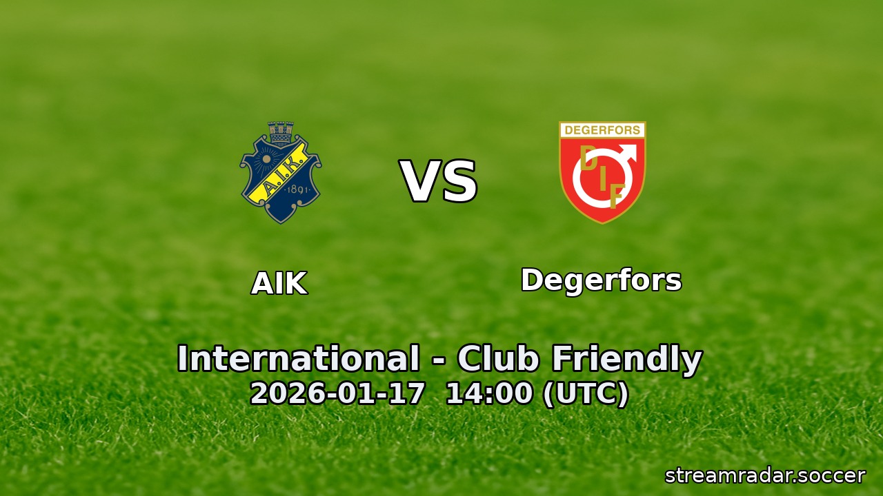 AIK vs Degerfors