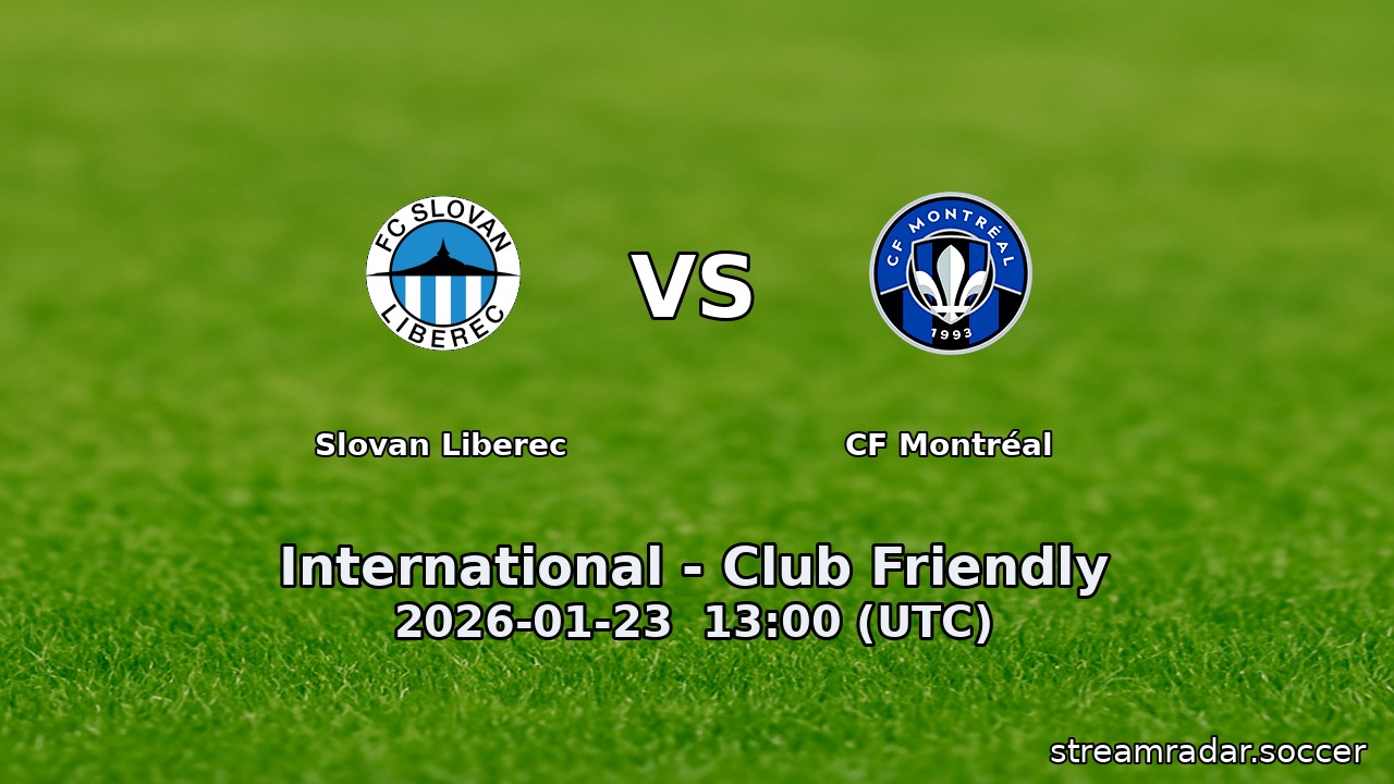 Slovan Liberec vs CF Montréal