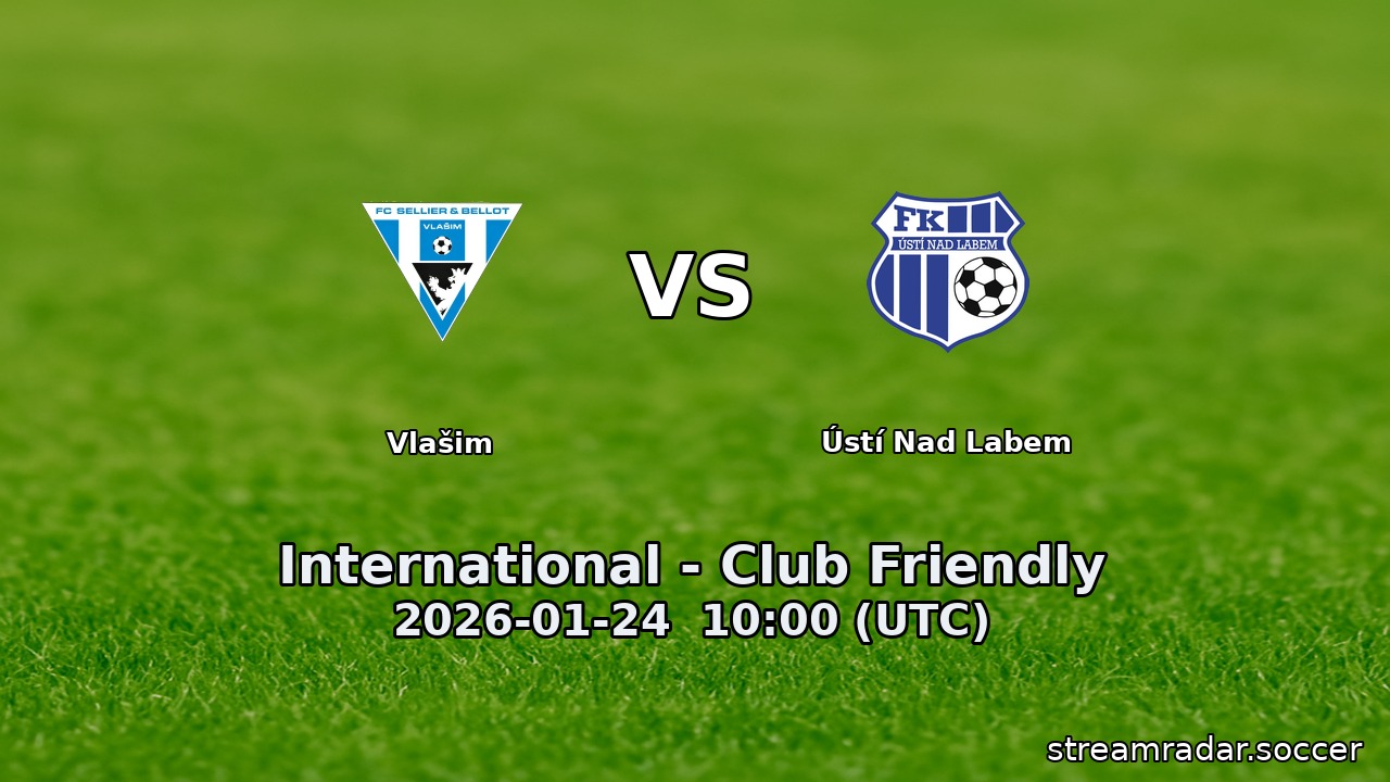Vlašim vs Ústí Nad Labem