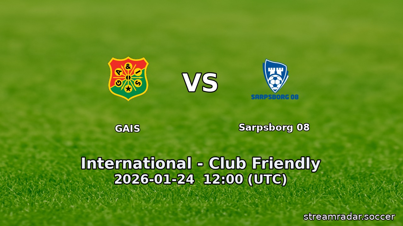 GAIS vs Sarpsborg 08