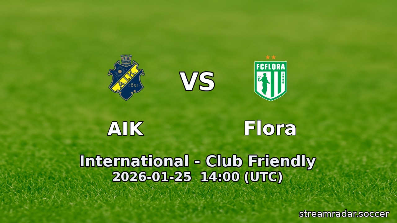 AIK vs Flora