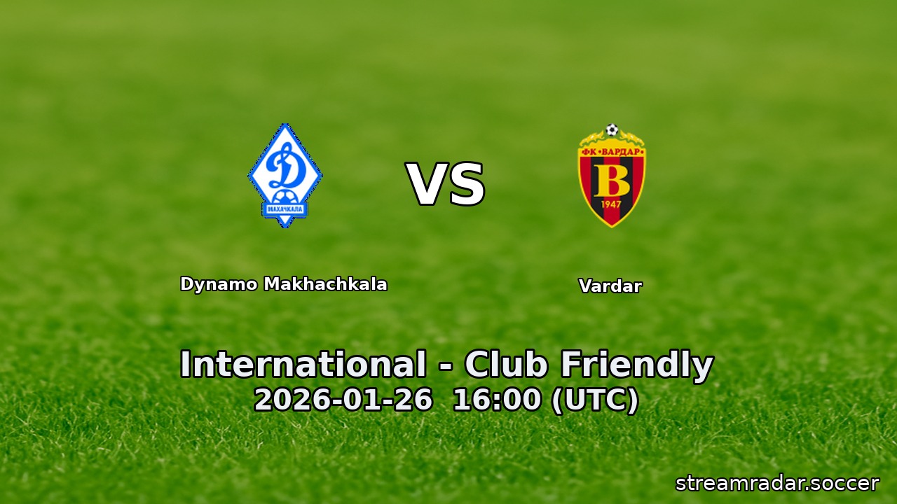 Dynamo Makhachkala vs Vardar