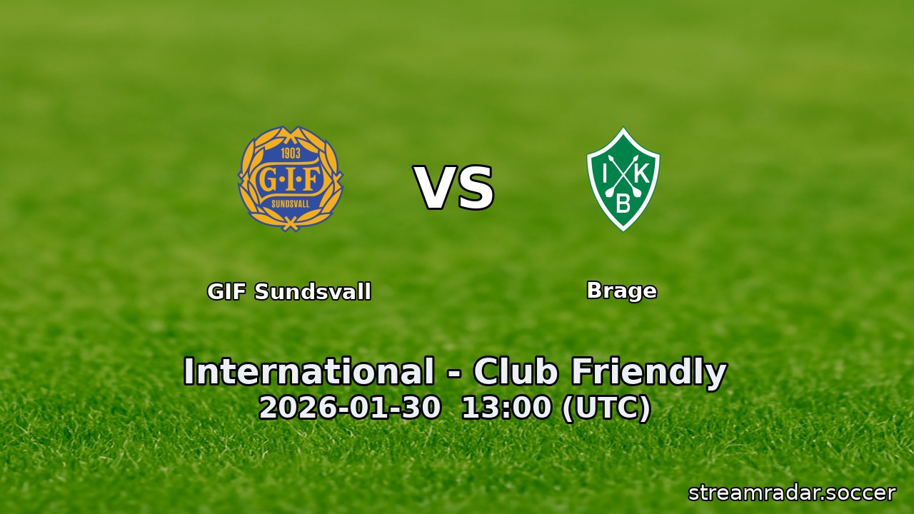 GIF Sundsvall vs Brage