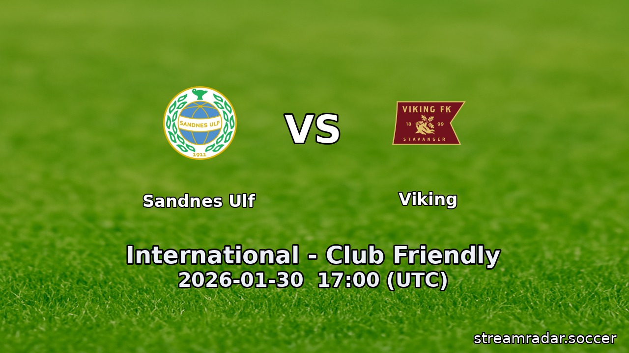 Sandnes Ulf vs Viking