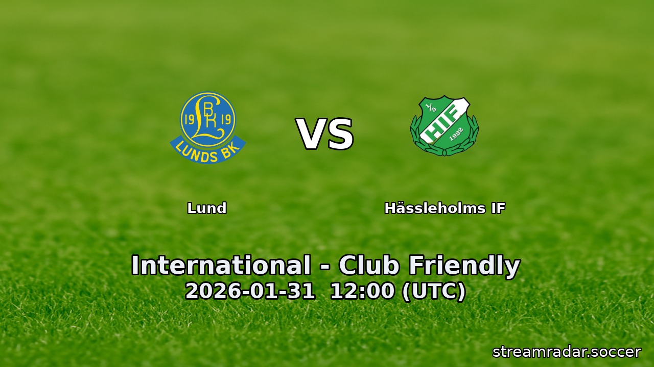 Lund vs Hässleholms IF