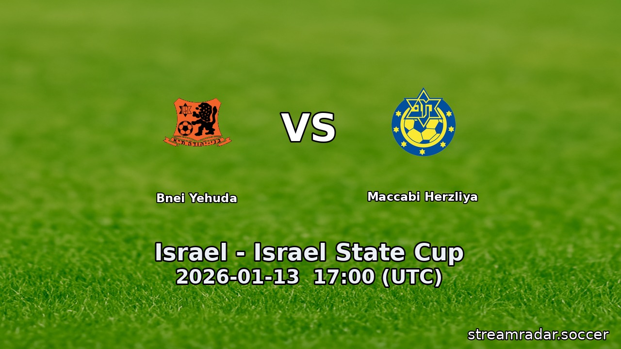 Bnei Yehuda vs Maccabi Herzliya